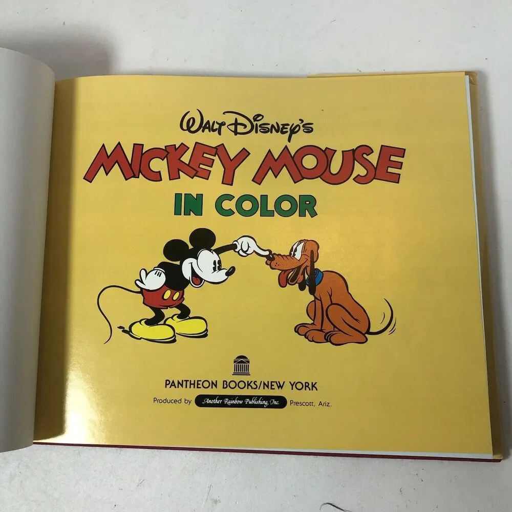 Walt Disney's Mickey Mouse in Color Gottfredson 1988 HC‎ First Edition Vintage B